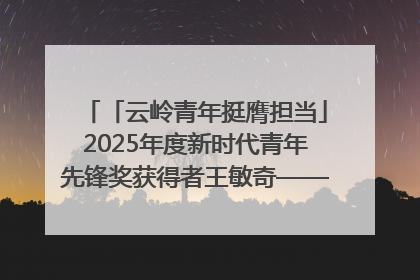 「云岭青年挺膺担当」2025年度新时代青年先锋奖获得者王敏奇——澜沧江上好渔人