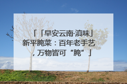 「早安云南·滇味」新平腌菜：百年老手艺，万物皆可“腌”