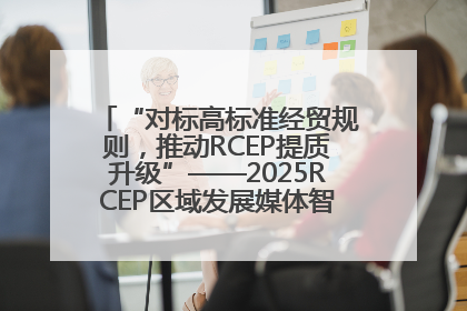 “对标高标准经贸规则，推动RCEP提质升级”——2025RCEP区域发展媒体智库论坛举行专题对话