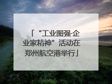 “工业图强·企业家精神”活动在郑州航空港举行