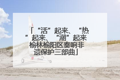 “活”起来、“热”起来、“潮”起来 榆林榆阳区奏响非遗保护三部曲