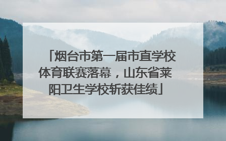 烟台市第一届市直学校体育联赛落幕，山东省莱阳卫生学校斩获佳绩
