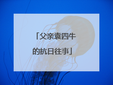 父亲袁四牛的抗日往事