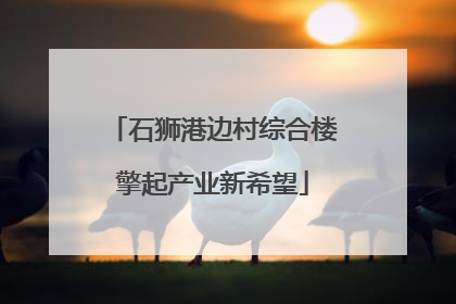 石狮港边村综合楼擎起产业新希望