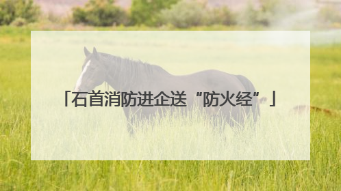 石首消防进企送“防火经”