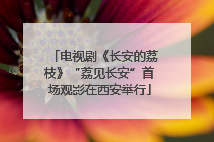 电视剧《长安的荔枝》“荔见长安”首场观影在西安举行