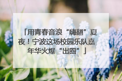 用青春音浪“嗨翻”夏夜！宁波这场校园乐队嘉年华火爆“出圈”