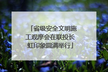 省级安全文明施工观摩会在联投长虹印象圆满举行