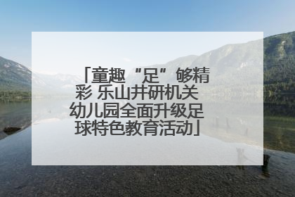童趣“足”够精彩 乐山井研机关幼儿园全面升级足球特色教育活动