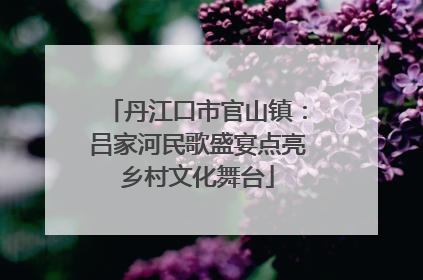 丹江口市官山镇：吕家河民歌盛宴点亮乡村文化舞台