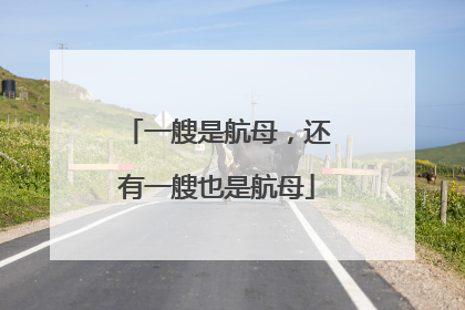一艘是航母，还有一艘也是航母