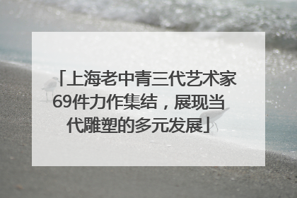 上海老中青三代艺术家69件力作集结，展现当代雕塑的多元发展