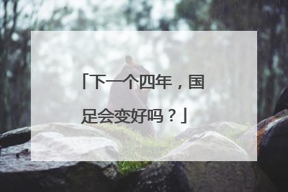 下一个四年，国足会变好吗？