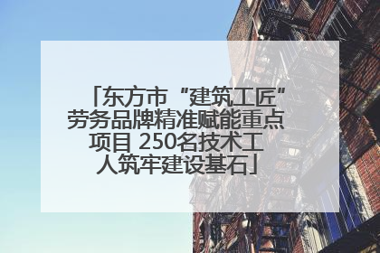 东方市“建筑工匠”劳务品牌精准赋能重点项目 250名技术工人筑牢建设基石