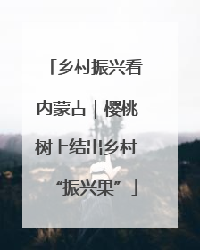 乡村振兴看内蒙古｜樱桃树上结出乡村“振兴果”
