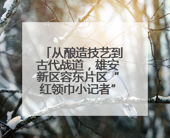 从酿造技艺到古代战道，雄安新区容东片区“红领巾小记者”沉浸式感受历史韵味