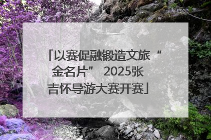 以赛促融锻造文旅“金名片” 2025张吉怀导游大赛开赛