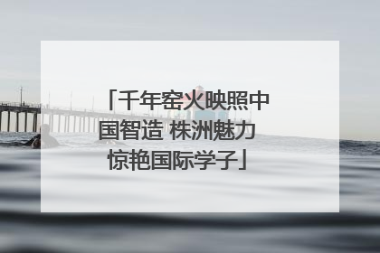 千年窑火映照中国智造 株洲魅力惊艳国际学子