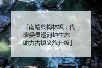 南靖县梅林镇：代表委员巡河护生态 助力古镇文旅升级