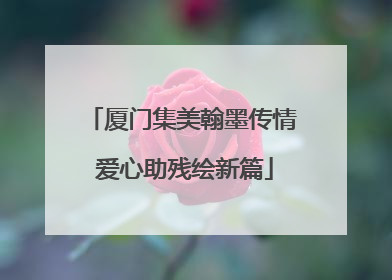 厦门集美翰墨传情 爱心助残绘新篇