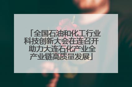 全国石油和化工行业科技创新大会在连召开 助力大连石化产业全产业链高质量发展