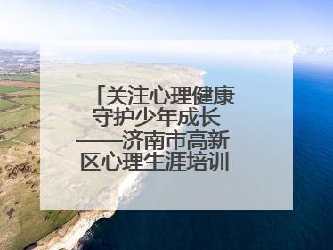 关注心理健康 守护少年成长——济南市高新区心理生涯培训奥龙小学专场