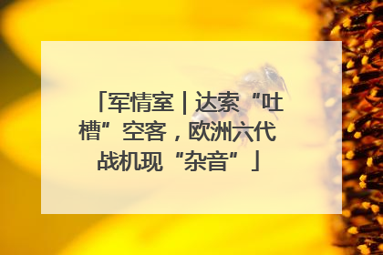 军情室｜达索“吐槽”空客，欧洲六代战机现“杂音”
