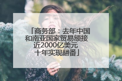 商务部：去年中国和南亚国家贸易额接近2000亿美元 十年实现翻番