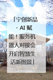 宁创新品・AI 赋能！服务机器人对接会开启智慧生活新图景