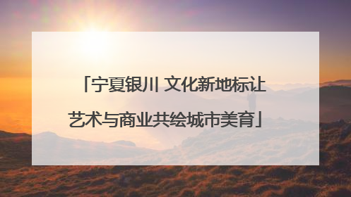 宁夏银川 文化新地标让艺术与商业共绘城市美育