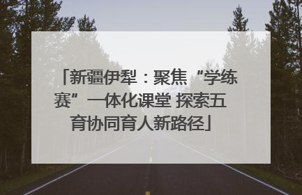 新疆伊犁：聚焦“学练赛”一体化课堂 探索五育协同育人新路径