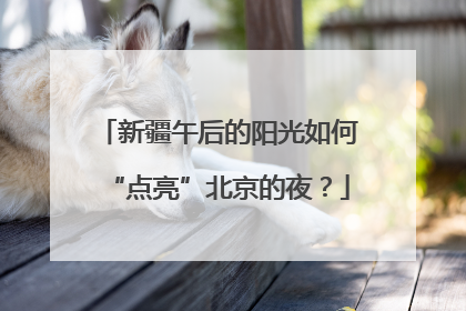 新疆午后的阳光如何“点亮”北京的夜？