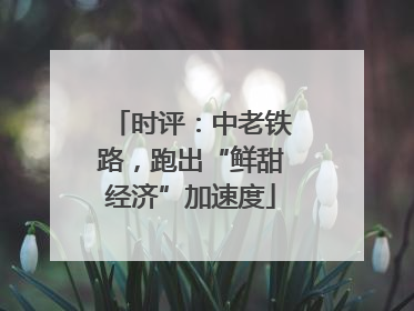 时评：中老铁路，跑出“鲜甜经济”加速度