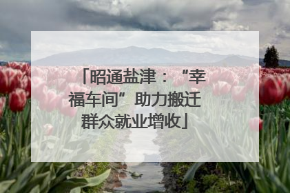 昭通盐津：“幸福车间”助力搬迁群众就业增收