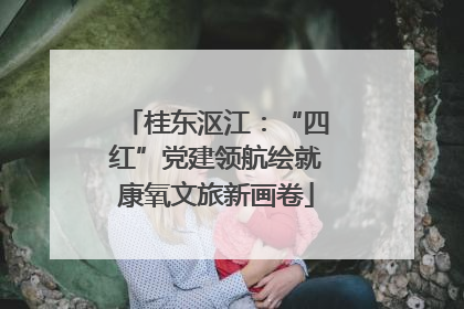 桂东沤江：“四红”党建领航绘就康氧文旅新画卷
