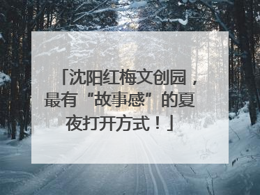 沈阳红梅文创园，最有“故事感”的夏夜打开方式！