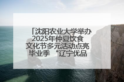 沈阳农业大学举办2025年仲夏饮食文化节多元活动点亮毕业季 “辽宁优品”进校园首站启动