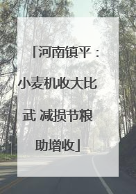 河南镇平：小麦机收大比武 减损节粮助增收