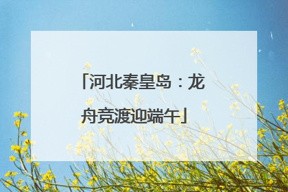 河北秦皇岛：龙舟竞渡迎端午