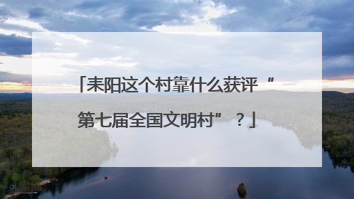 耒阳这个村靠什么获评“第七届全国文明村”？