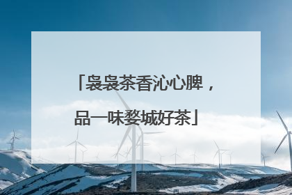 袅袅茶香沁心脾，品一味婺城好茶