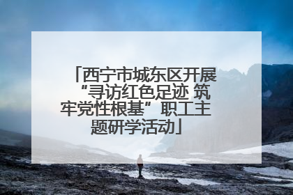 西宁市城东区开展“寻访红色足迹 筑牢党性根基”职工主题研学活动