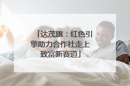 达茂旗：红色引擎助力合作社走上致富新赛道