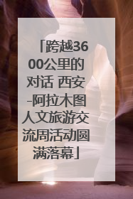 跨越3600公里的对话 西安-阿拉木图人文旅游交流周活动圆满落幕