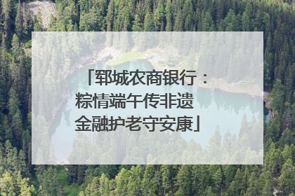 郓城农商银行：粽情端午传非遗 金融护老守安康