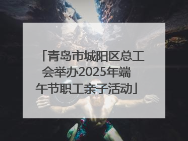 青岛市城阳区总工会举办2025年端午节职工亲子活动