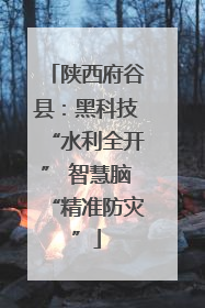 陕西府谷县：黑科技“水利全开” 智慧脑“精准防灾”