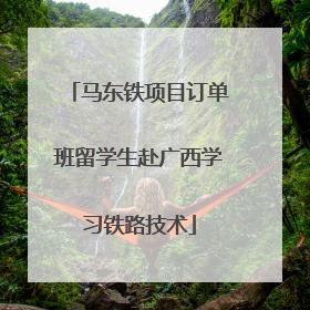 马东铁项目订单班留学生赴广西学习铁路技术