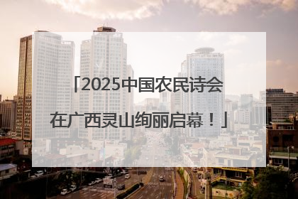 2025中国农民诗会在广西灵山绚丽启幕！