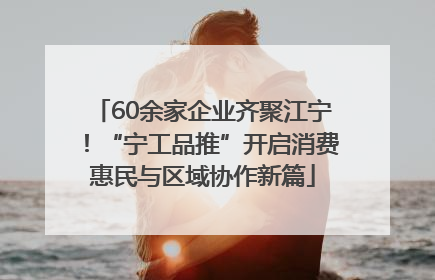 60余家企业齐聚江宁！“宁工品推”开启消费惠民与区域协作新篇